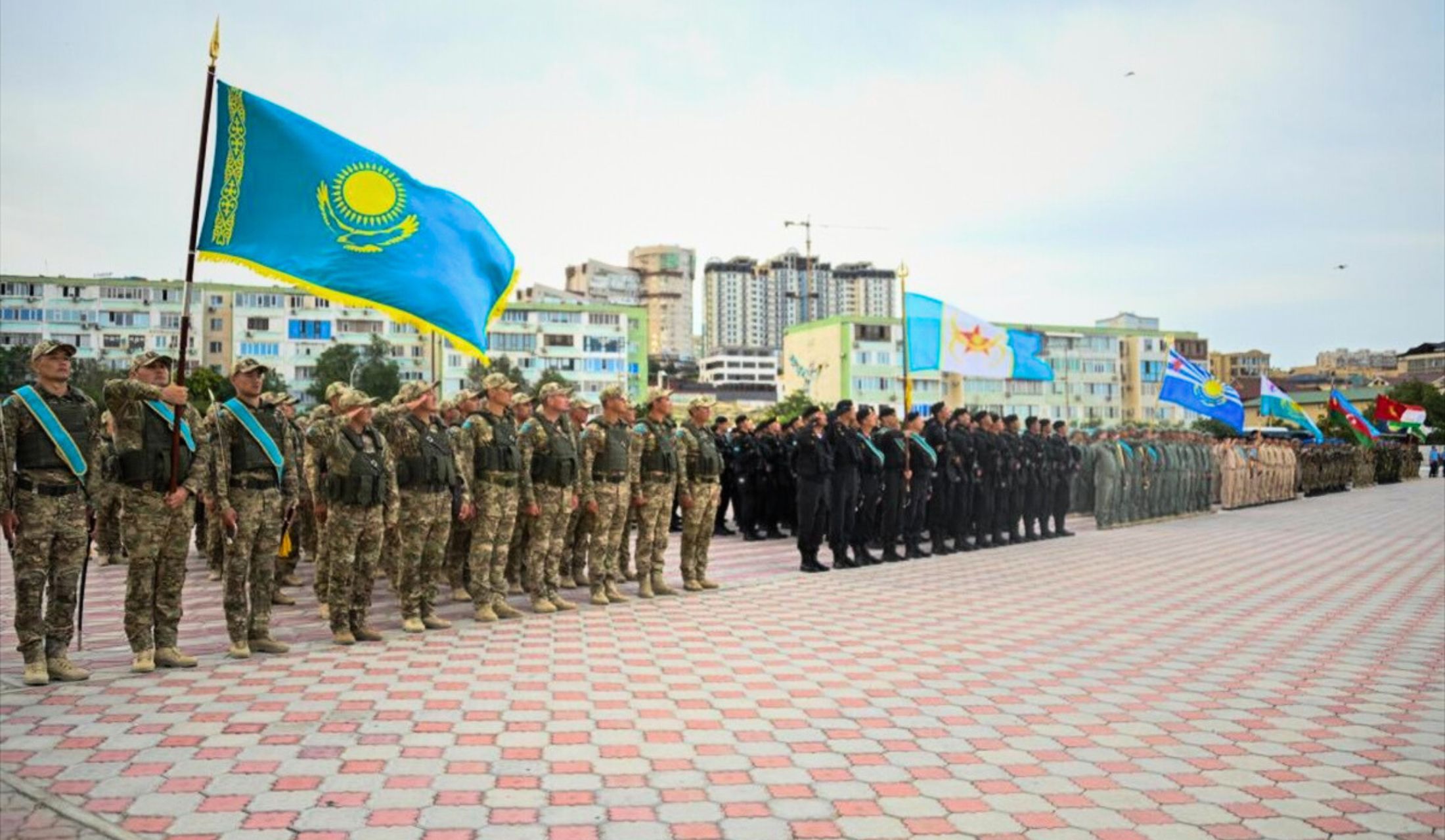 Kazakistan'da 5 Ülkenin Katılımıyla Birleştik-2024 Tatbikatı Başladı