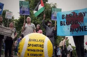 Wimbledon Tenis Turnuvası'nda Filistin Eylemi