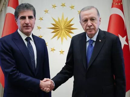 Cumhurbaşkanı Erdoğan, IKBY Başkanı Barzani'yi Kabul Etti