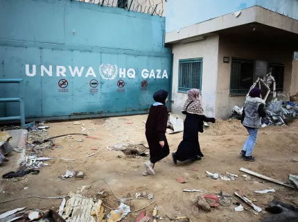 UNRWA'nın Batı Şeria'daki Merkezi, İsrail Tarafından Tamamen Yıkıldı