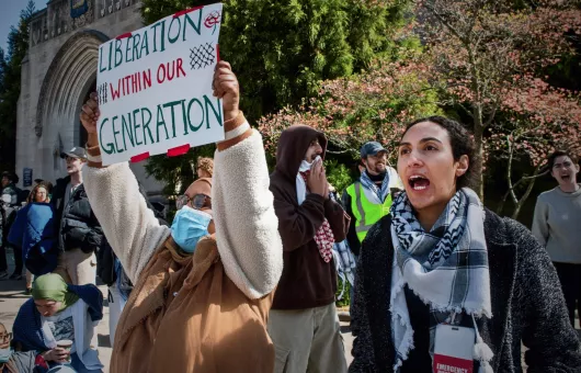 ABD Üniversite Öğrencilerinin Protestoları