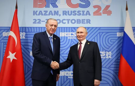 Cumhurbaşkanı Erdoğan BRICS Zirvesi’nde Putin ile Bir Araya Geldi