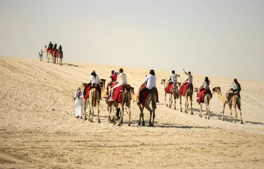 Doha'da Çöl Safarisi Dünya Kupası Ziyaretçilerinin Heyecan Dolu Aktivitesi!